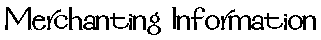 merchants