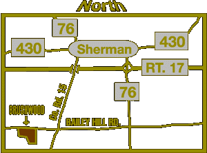 map to brushwood